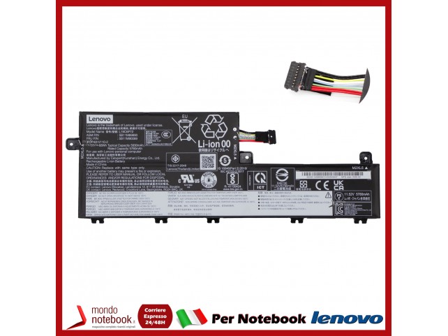 Batteria Originale LENOVO P15V G2 T15P G3 11,52V 68Wh 5930mAh 5B11M90089