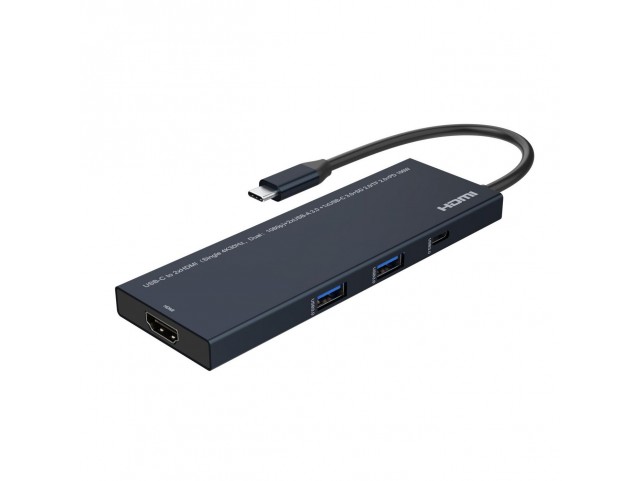 MicroConnect USB3.1CCOM18 USB-C to HDMI mini dock 2x  HDMI (single 4K 30Hz dual