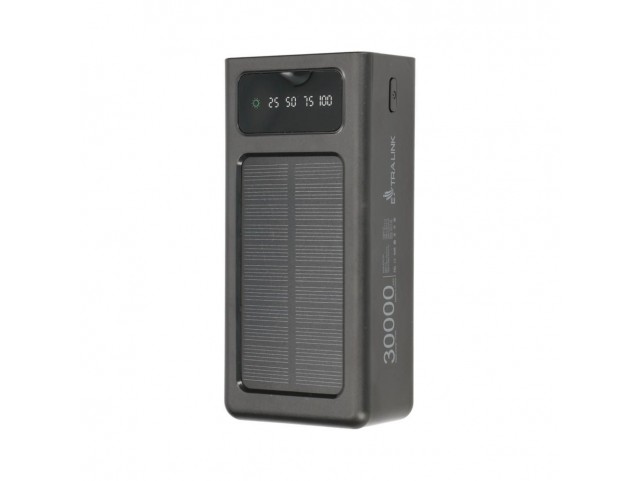 Extralink EX.19669 Power Bank Lithium Polymer  (Lipo) 30000 Mah Black