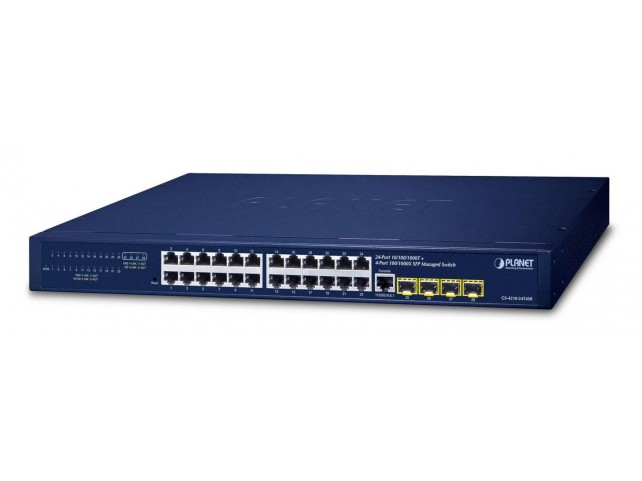 Planet GS-4210-24T4SR IPv4/IPv6 24-Port  10/100/1000T + 4-Port