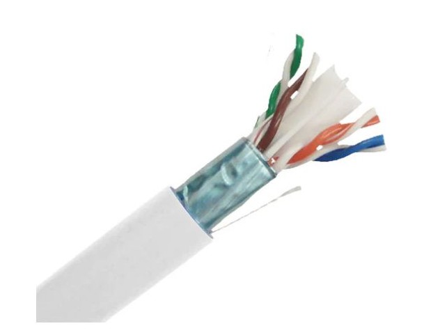 MicroConnect KAB030-305 Cat5E F-UTP Solid 24AWG  0.50MM CCA PVC 305m Cat5E