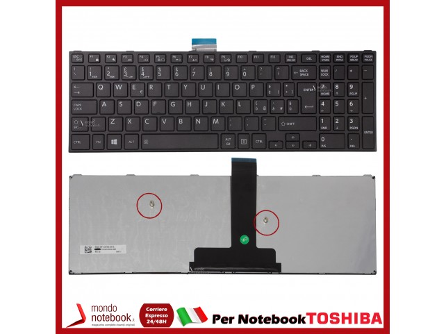 Tastiera Notebook Toshiba Tecra Z50-C Satellite Pro R50-C A50-C Series (NERA) Italiana