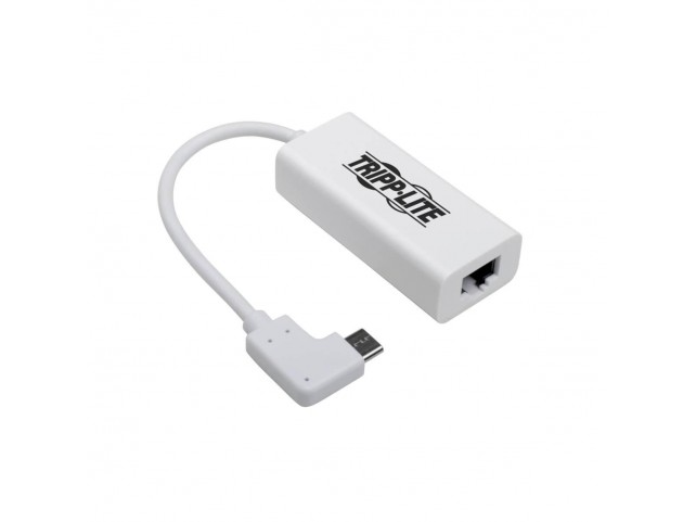 Tripp Lite U436-06N-GBW-RA Usb-C To Gigabit Network  Adapter With Right Angle