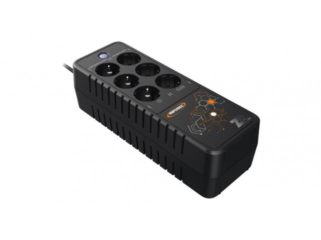 Infosec 66086 ZENERGY BOX 700VA UPS OFFLINE  6 OUTLET