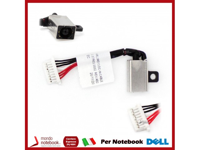 Connettore di Alimentazione DC Power Jack DELL Inspiron 15 5568 Latitude 13 3379 PF8JG
