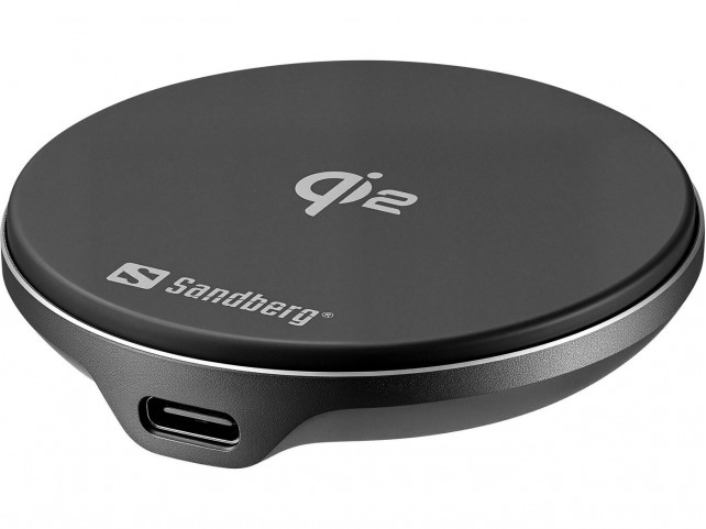 Sandberg 441-61 Wireless Charger Magnet Qi2  15W Wireless Charger Mag Qi2