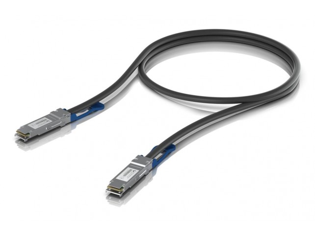 Ubiquiti UACC-DAC-QSFP28-0.5M-10 QSFP28 direct attach cable  with a 100 Gbps max data