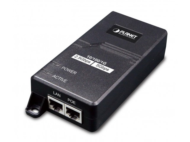 Planet POE-165 Single-Port Multigigabit  802.3at PoE+ Injector - 30W