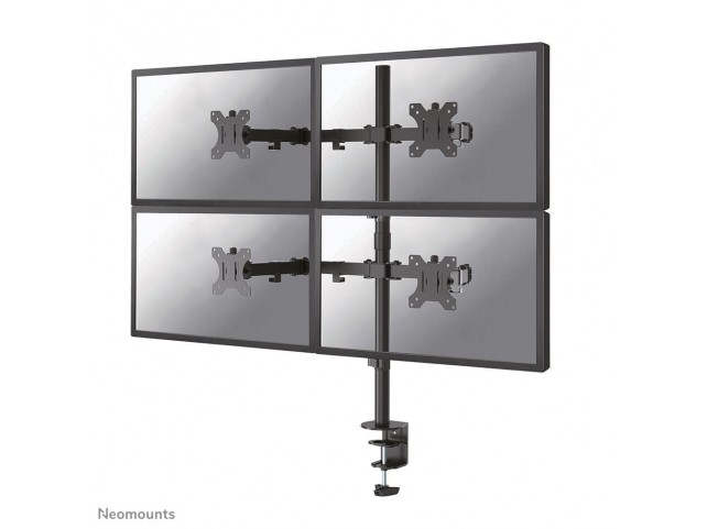 Neomounts FPMA-D550D4BLACK Fpma-D550D4Black Full Motion  Desk Monitor Arm For 13-32
