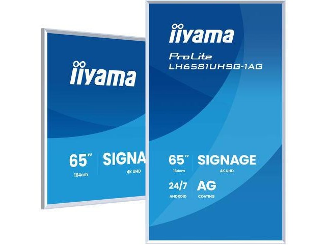 iiyama LH6581UHSG-1AG 65 Gallery Line with  removable white frame