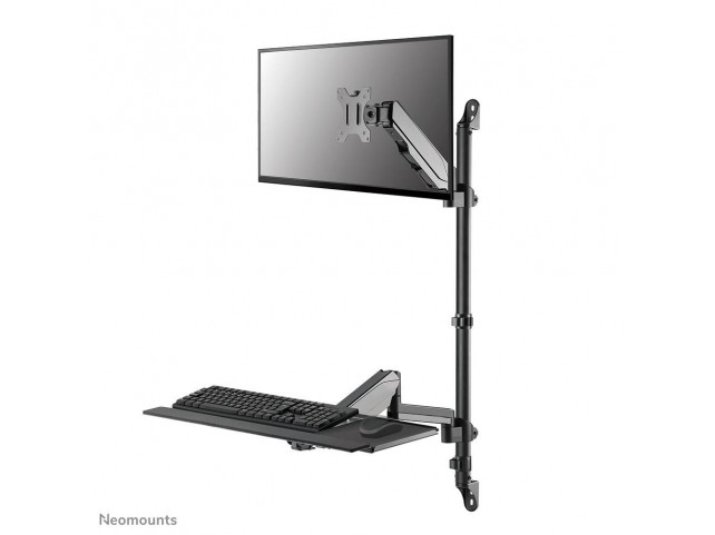 Neomounts WL90-325BL1 Wl90-325Bl1 Height Adjustable  Wall Mounted Workstation For