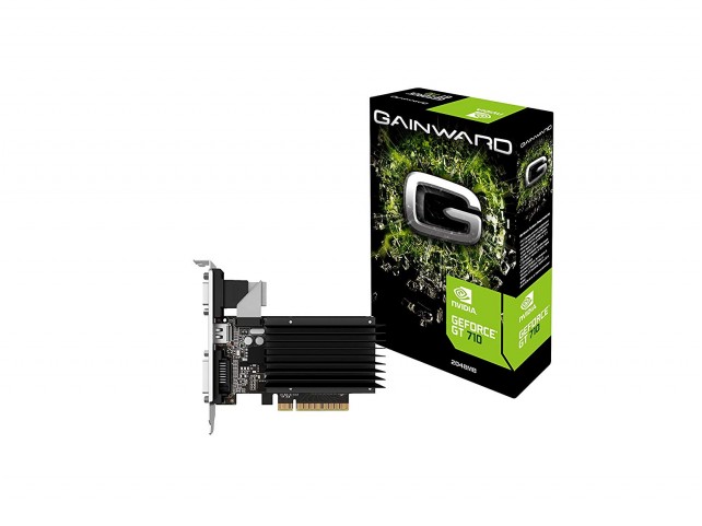 SCHEDA VIDEO Gainward VGA GT710 Scheda Grafica da 2GB, Nero