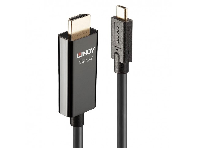 Lindy 43317 43317 10m USB Type C to HDMI 4K60  Adapter Cable with HDR