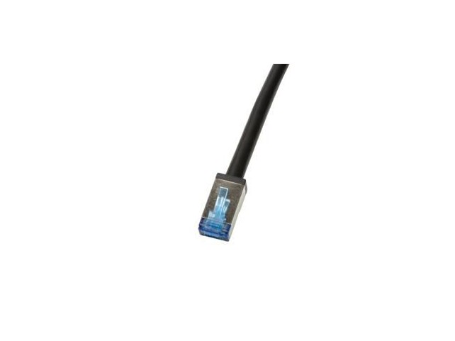 LogiLink CQ7063S CQ7063S Networking Cable Black 3 M  Cat6A S/Ftp (S-Stp)