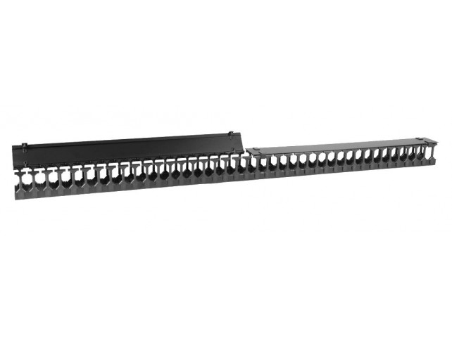 Lanview LVR252386 LVR252386 Cable management panel  vertical 42U black for 19