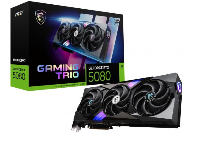 MSI V531-005R V531-005R RTX5080 Gaming Trio OC  16GB GDDR7 V531-005R retail