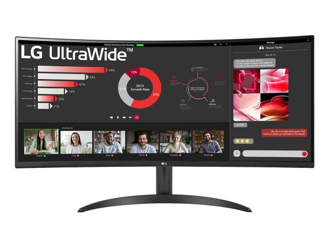 LG 34WR50QK-B.AEU 34WR50QK-B.AEU 34Wr50Qk-B Computer Monitor  86.4 Cm (34 ) 3440 X 1440