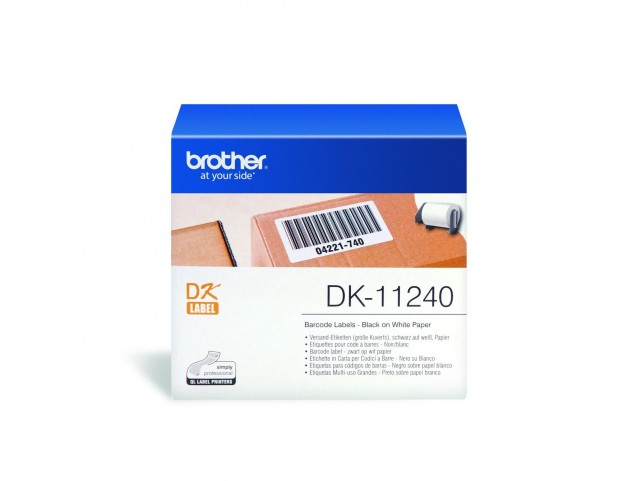Brother BARCODE LABEL 102X51MM  DK-11240, White, DK, 102 x