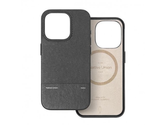 Native Union RECLA-BLK-NP24P RECLA-BLK-NP24P (Re)Classic Case For iPhone  16 Pro Black