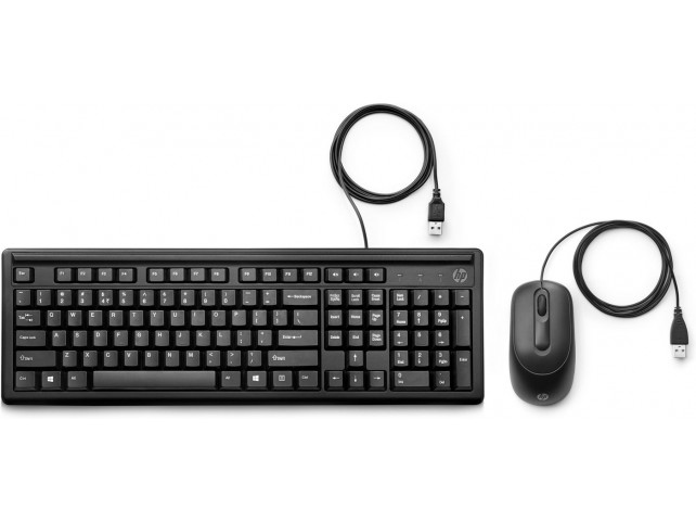 HP 6HD76AAABB Wired Combo Keyboard EURO  160 Full-size (100 ) USB