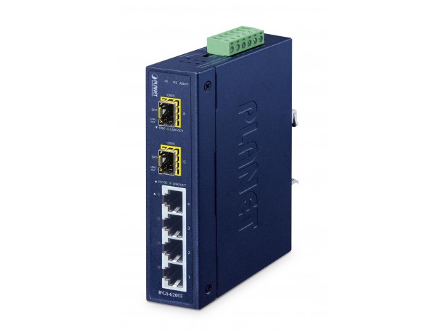 Planet IFGS-620TF Industrial 4-Port  10/100BASE-TX + 2-Port