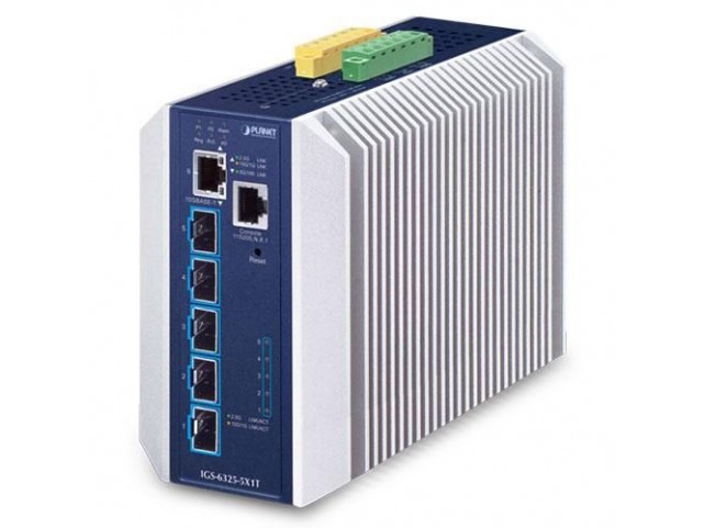 Planet IGS-6325-5X1T Industrial Layer 3 5-Port  10GBASE-X SFP+ + 1-Port