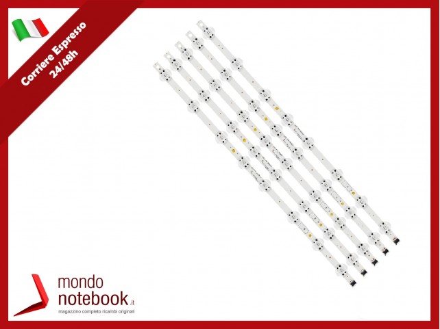 Set 5 Barre LED per TV LG 60"  LGIT-Y19-50UM73 LGIT-Y19-50UM75, LGIT-Y19-60UM71 60UM71