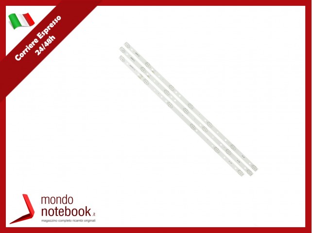 Set 3 Barre LED per TV AKAI 39" JS-D-JP3920-071EC JS-D-JP3920-061EC