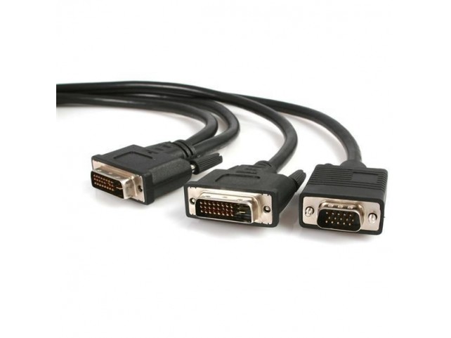 StarTech.com DVIVGAYMM6 6 FT DVI VGA VIDEO SPLITTER  