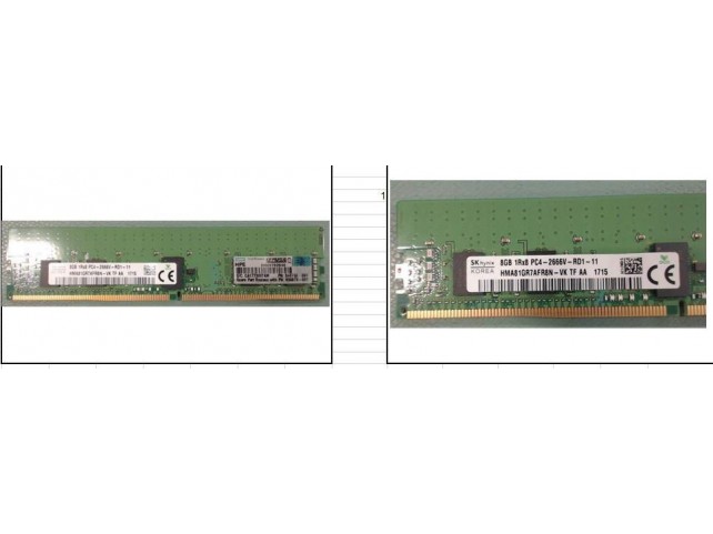 Hewlett Packard Enterprise 850879-001-RFB 8GB PC4-2666V-R registered  x x Refurbished x x