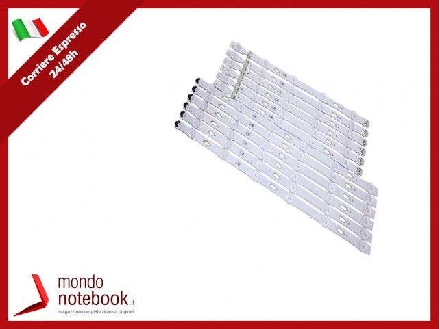 Set 12 Barre LED per TV Samsung 48" V5DU-480DC BN96-34793A BN96-34794A