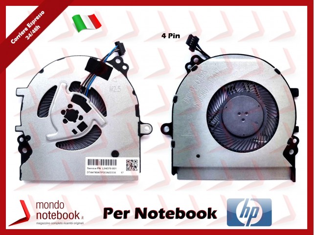 Ventola Fan CPU HP Probook 430 G5 - L04370-001