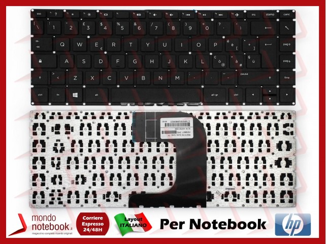 Tastiera Notebook HP 14-AC 14-AF 14T-AC 14Z-AF Italiana