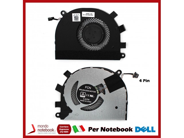 Ventola Fan CPU DELL Inspiron 5584 5481 Latitude 3400 3500 - T6RHW