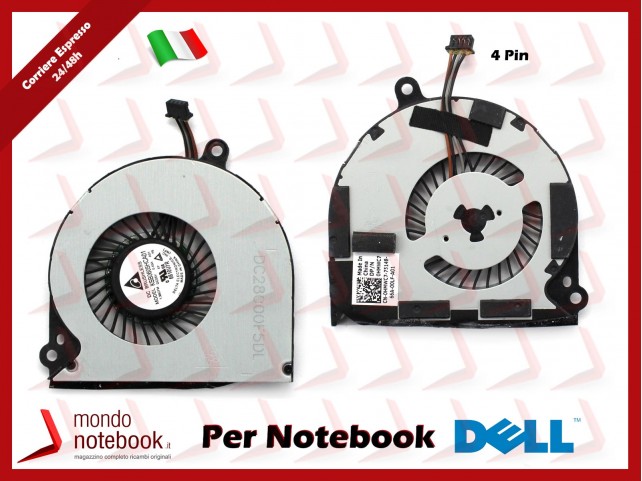 Ventola Fan CPU DELL Latitude E7440 E7420 14 7450 14 E7450 - HMWC7