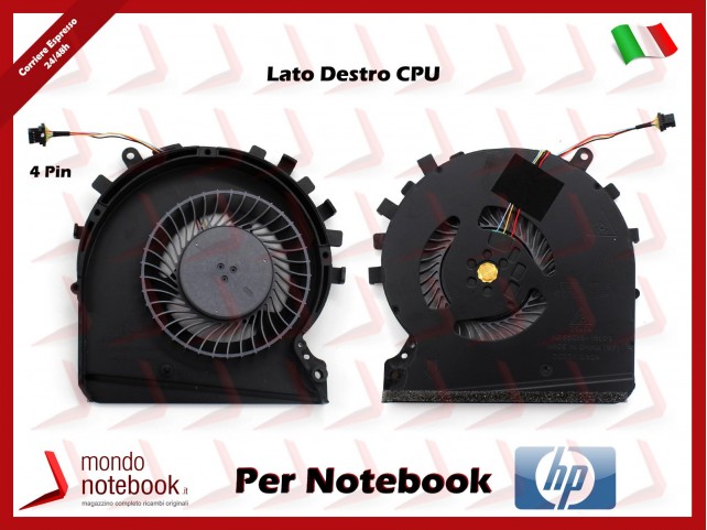 Ventola Fan CPU HP 15-DK TPN-C141 (LATO DESTRO) CPU