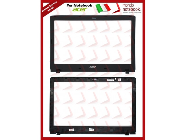 Cornice Bezel LCD [NERO] ACER Aspire E5-523 E5-523G E5-575 E5-575G E5-575T TravelMate TMP259 TMP259-