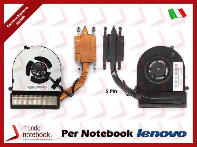 Dissipatore e Ventola Heatsink Fan CPU Lenovo ThinkPad E560