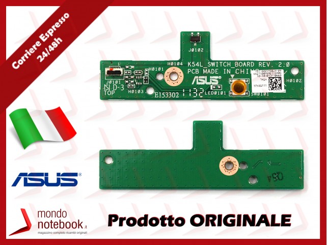 Switch Board Tasto Accensione Power Button K54L SWITCH_BD./AS