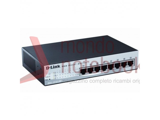 Switch D-LINK 10/100 8P DES-1210-08P Desktop SmartManaged PoE