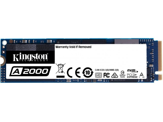 Kingston A2000 (SA2000M8/250G) NVMe PCIe Gen 3.0 x 4 SSD 250G