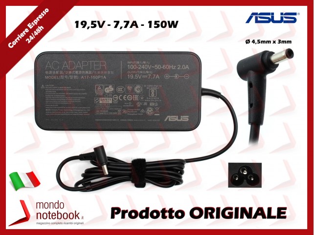 Alimentatore Originale ASUS 150W 19,5V 7,7A (4,5mm x 3mm)