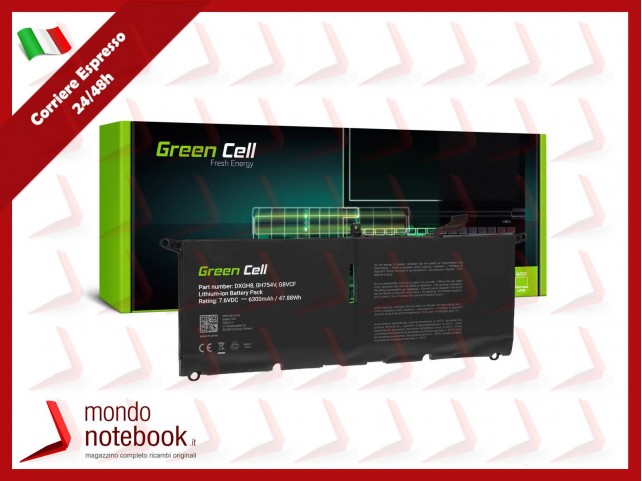 Battery Batteria Green Cell DXGH8 for Dell XPS 13 9370 9380, Dell Inspiron 13 3301 5390 7390, Dell Vostro 13 5390