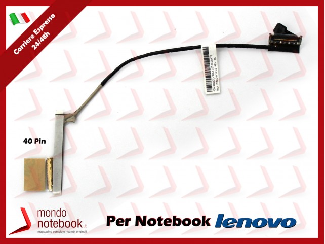 Cavo Flat LCD LENOVO ThinkPad T430U V490 V490U 04Y1194 04Y1255 04Y1256