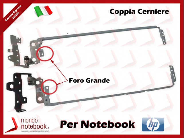 Cerniere Hinges HP 250 255 256 G5 15-BA 15-AY 15-BG (COPPIA) Foro Grande