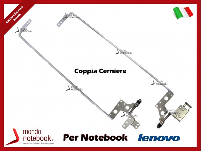 Cerniere Hinges LENOVO IdeaPad 320-15 520-15 IKB ISK AST ABR (Coppia) 5H50N86361