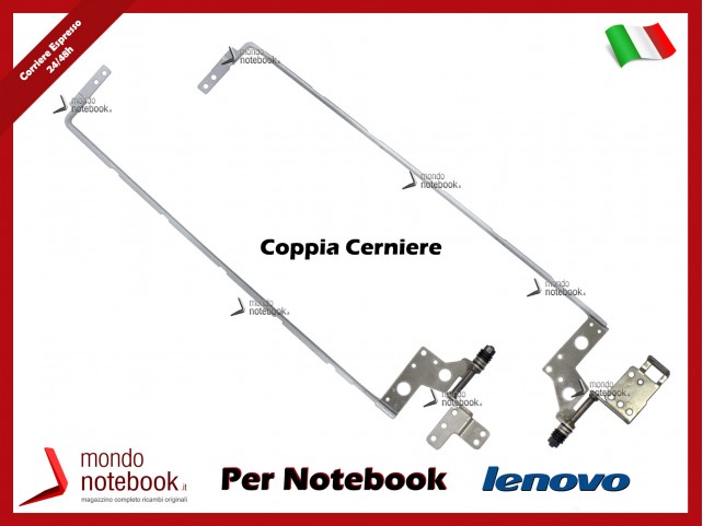 Cerniere Hinges LENOVO IdeaPad 320-15 520-15 IKB ISK AST ABR (Coppia) 5H50N86361
