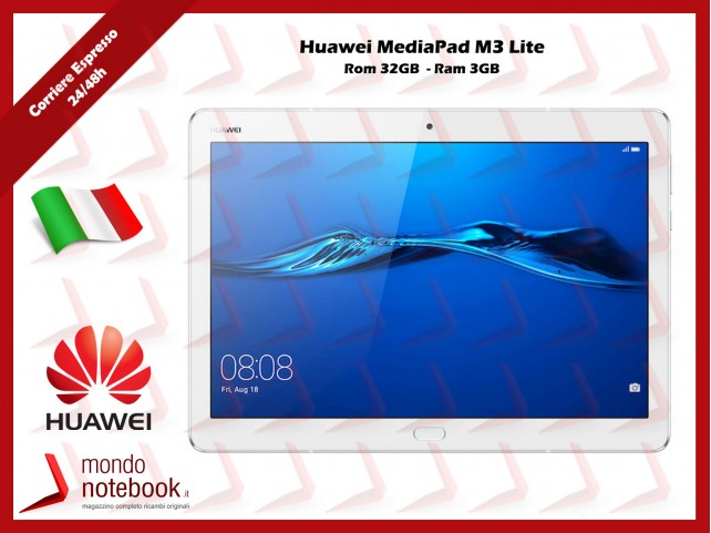 Tablet Huawei MediaPad M3 Lite 32GB (Bianco)