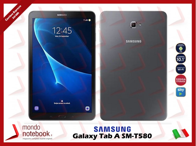 Tablet Samsung Galaxy Tab A6 SM-T580 (Grigio) 32 GB