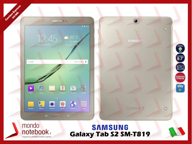 Tablet Samsung Galaxy Tab S2 SM-T819 (Gold)